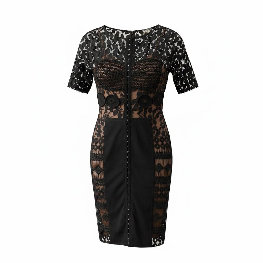 Vintage Anthropologie Beguile by Byron Lars Carissima Dress Sz 2 - Picture 2 of 12